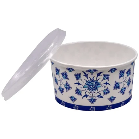 Boluri Supă Color + Capac 460 ml (25 Buc/Set)