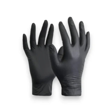 Mănuși Nitril Negre (100 Buc/Set)