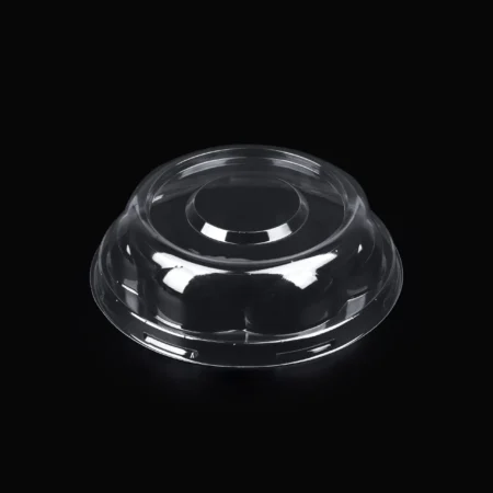 Capac Pahar Înghețată Plastic 250cc (50 Buc/Set)