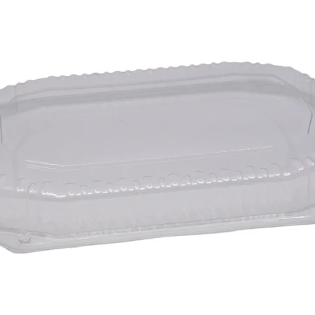 Capace Transparente Pentru Platouri Catering Ovale (10 Buc/Set)
