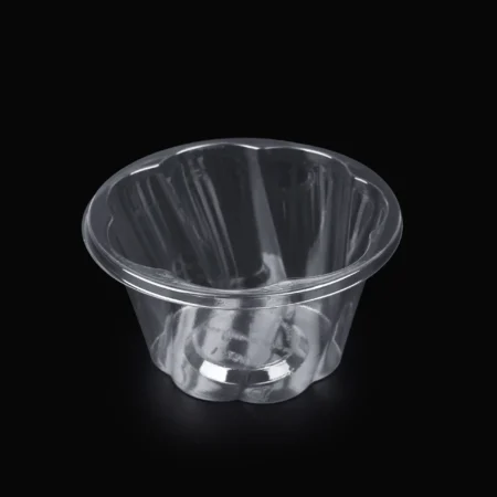 Pahare Înghețată Plastic Transparente 250cc (100 Buc/Set)