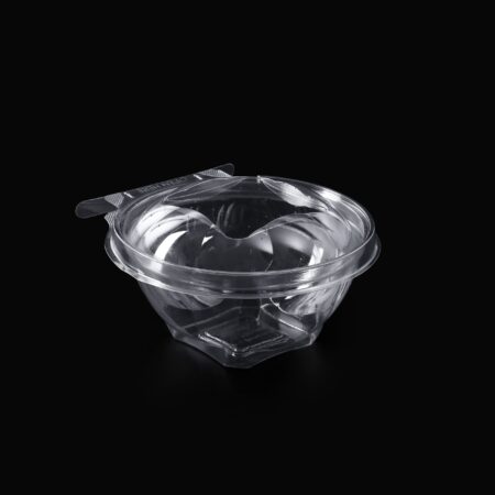 Boluri Salată Transparente cu Sigiliu (50 Buc/Set)