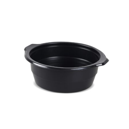 Boluri Supă PP Negre 500cc + Capac (50 Buc/Set)