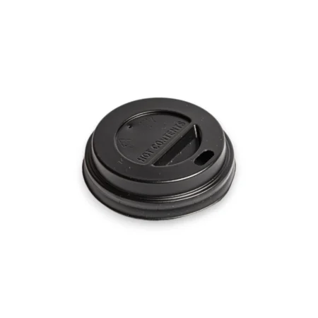 Capace Pentru Pahare din Carton Negre (100 Buc/Set)