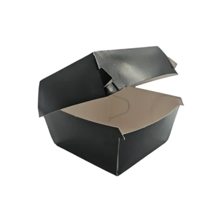 Cutii Burger Negre (100 Buc/Set)