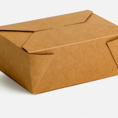 Cutii Meniu cu 4 Clapete Natur