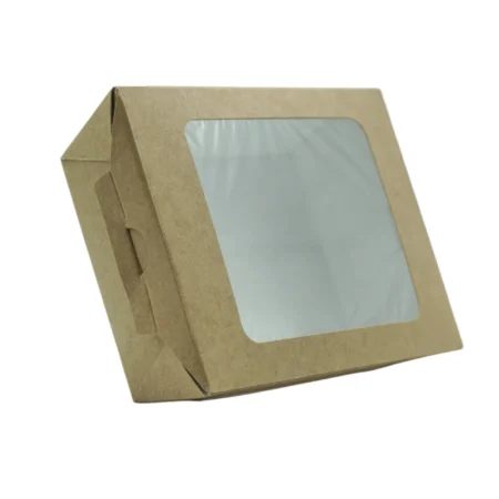 Cutii Meniu cu Fereastră Natur (50 Buc/Set)