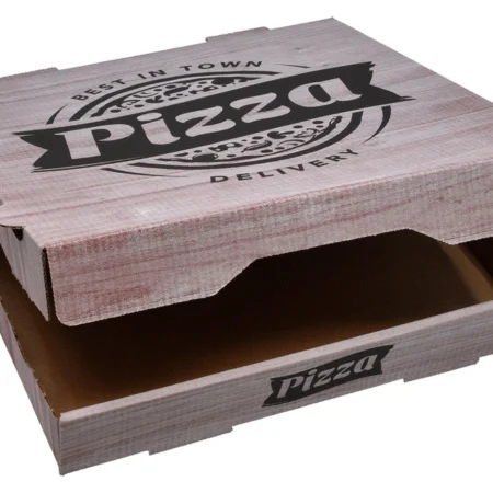 Cutii Pizza "Best in Town" Albe (100 Buc/Set)