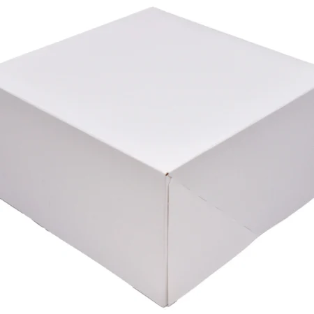 Cutii Prăjituri Albe cu Capac (25 Buc/Set)