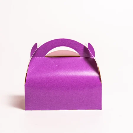 Cutii Prăjituri Mov (Mărturii) 17×10 cm (50 Buc/Set)