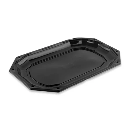 Platouri Catering Ovale Negre Plate (50 Buc/Set)