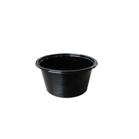 Sosiere Rotunde Negre (100 Buc/Set)