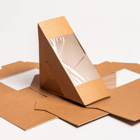 Triunghi Carton Pentru Sandwich (100 Buc/Set)