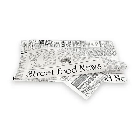 Hârtie Model Ziar cu Polietilenă Pentru Shaorma (10 Kg/Top)